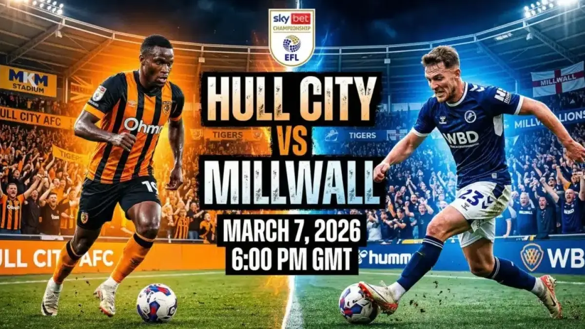 Hull City bersiap menjamu Millwall di Stadion MKM pada leg pertama semifinal playoff EFL Championship 2025-2026, Sabtu (9/5/2026) dini hari WIB. (Sumber: cricgram.com)