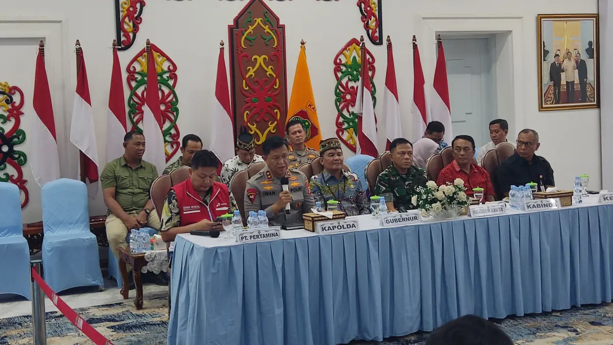 Kapolda Kalimantan Tengah, Irjen Pol Iwan Kurniawan soal kondisi BBM.Arief Prathama/Kalteng Pos