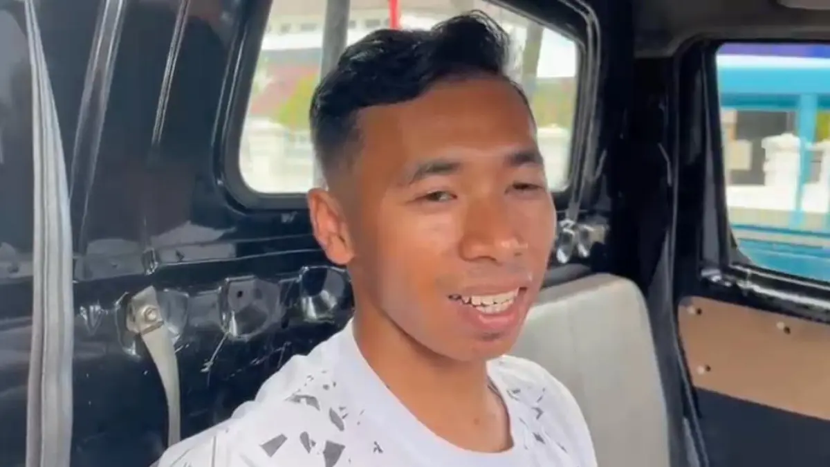 Randik, sopir pengangkut sayur dan sembako. Rifqi/Kalteng Pos
