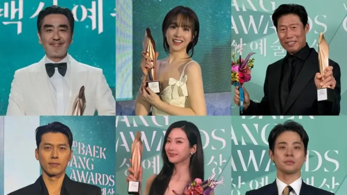 Para pemenang Baeksang Arts Awards ke-62. SOOMPI