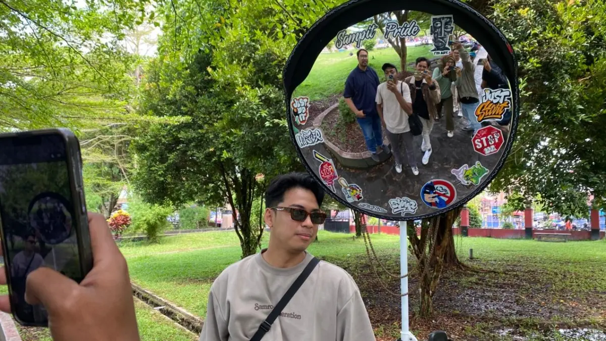 Wisata cermin di Sampit. Miftah/kaltengpos.jawapos.com