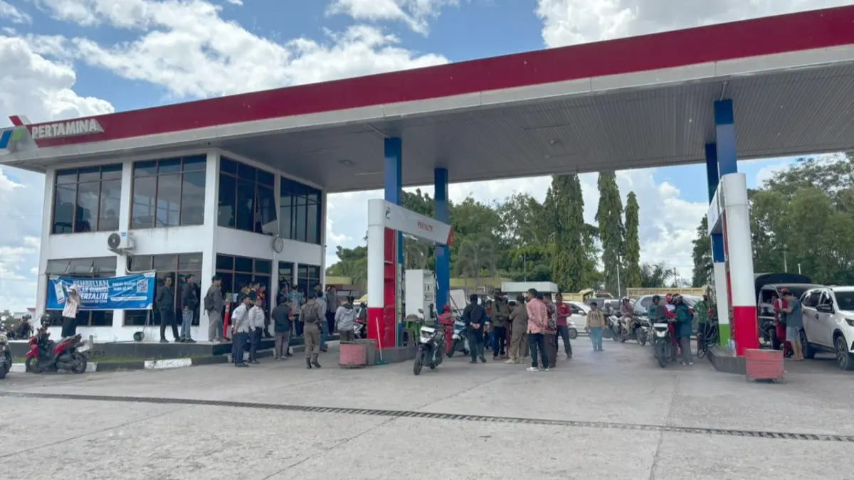 Aktivitas di SPBU yang ada di Palangka Raya. Rifqi/Kalteng Pos
