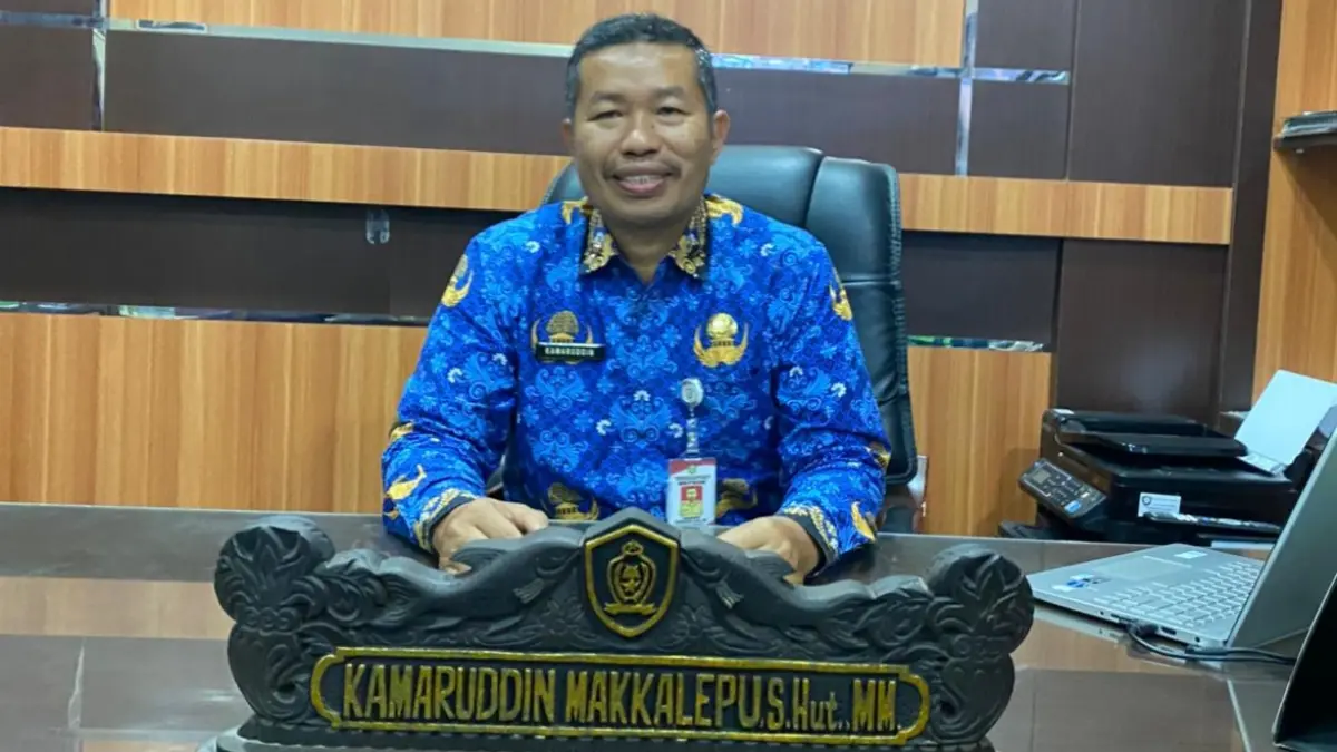 Kepala BKPSDM Kotim, Kamaruddin Makkalepu soal SK mutase palsu.
