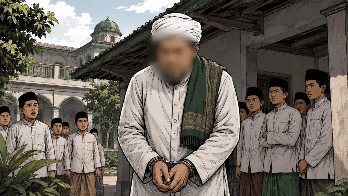 Ilustrasi pimpinan pondok pesantren.