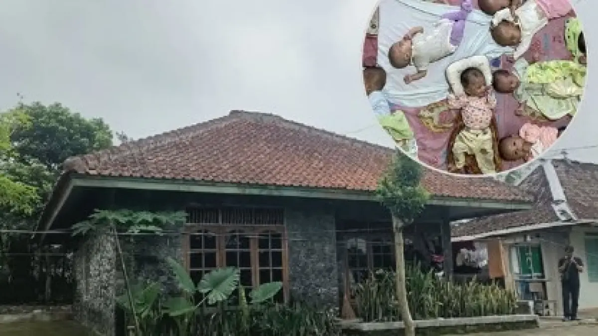 Lokasi penitipan bayi yang diselidiki polisi.Instagram/@arteranews