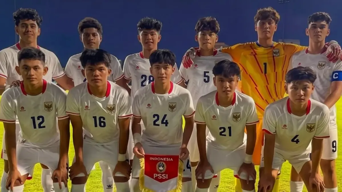 Matchday ketiga penyisihan Grup B Piala Asia U-17 2026 akan mempertemukan Timnas Indonesia U-17 vs Timnas Jepang U-17 di King Abdullah Sports City Training Stadium pada Selasa (12/5/2026) malam WIB. (Sumber: Instagram @garudafanspage)