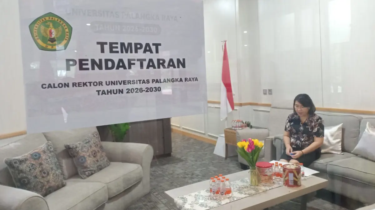 Panitia Pemilihan Rektor (Pilrek) UPR siap menerima kedatangan bakal calon rektor yang akan mendaftar. Ismail/KALTENGPOS.JAWAPOS.COM