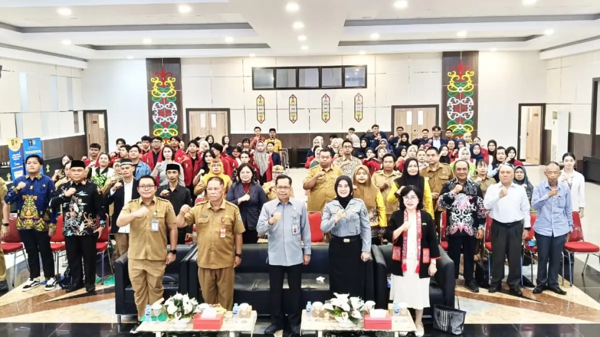 Sosialisasi dan pembentukan Sentra KI serta penandatanganan kerja sama pengelolaan dan pemanfaatan. Iyan/Kalteng Pos