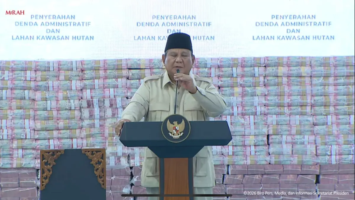 Prabowo janjikan rumah dinas untuk hakim.YouTube/Setpres