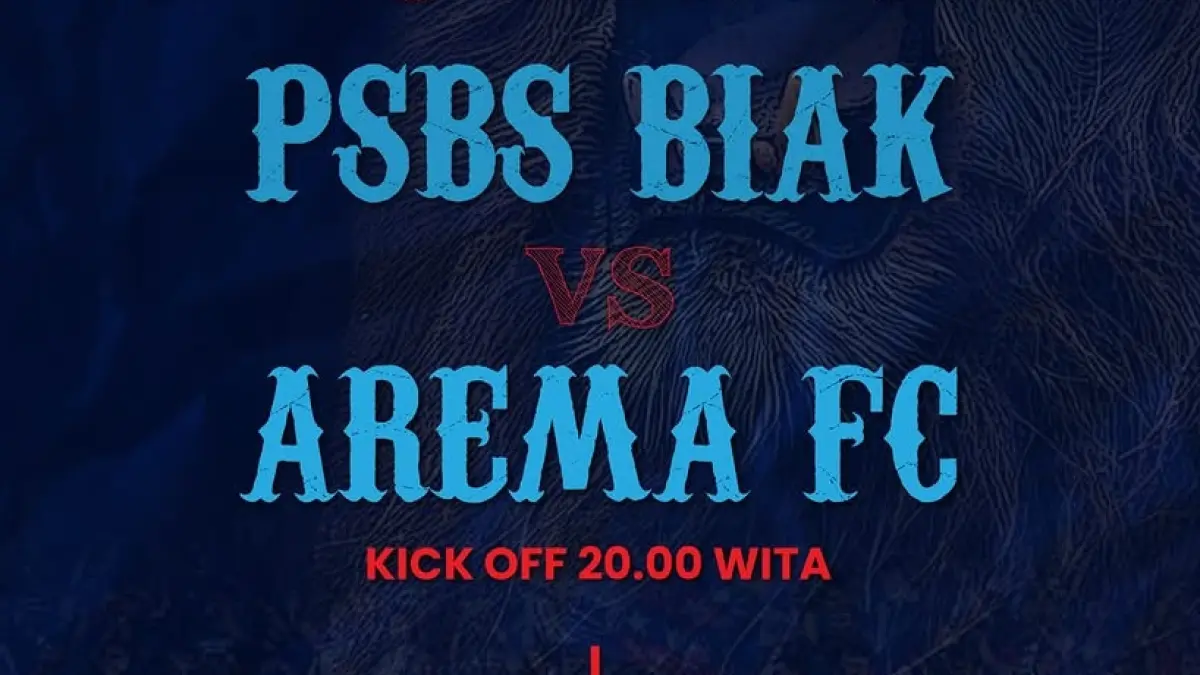 Arema FC akan bertandang ke markas PSBS Biak di Stadion Manahan, Solo dalam laga lanjutan BRI Super League 2025-2026, Jumat (15/5/2026) malam WIB. (Sumber: Instagram @aremadewata1989)