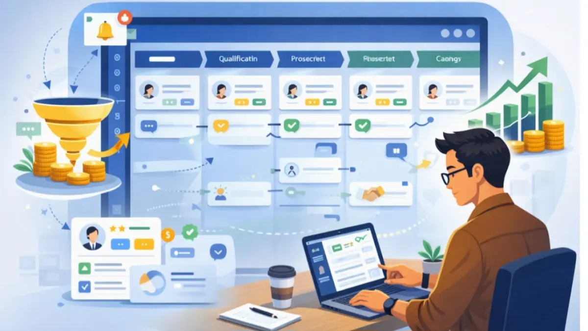 Ilustrasi .embangun sales pipeline 