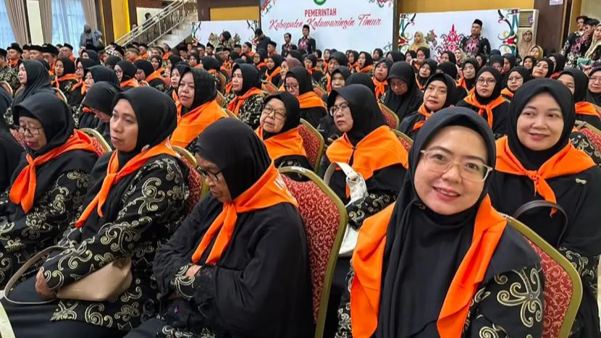 Jemaah haji asal Kotim saat dilepas.Diskominfo Kotim