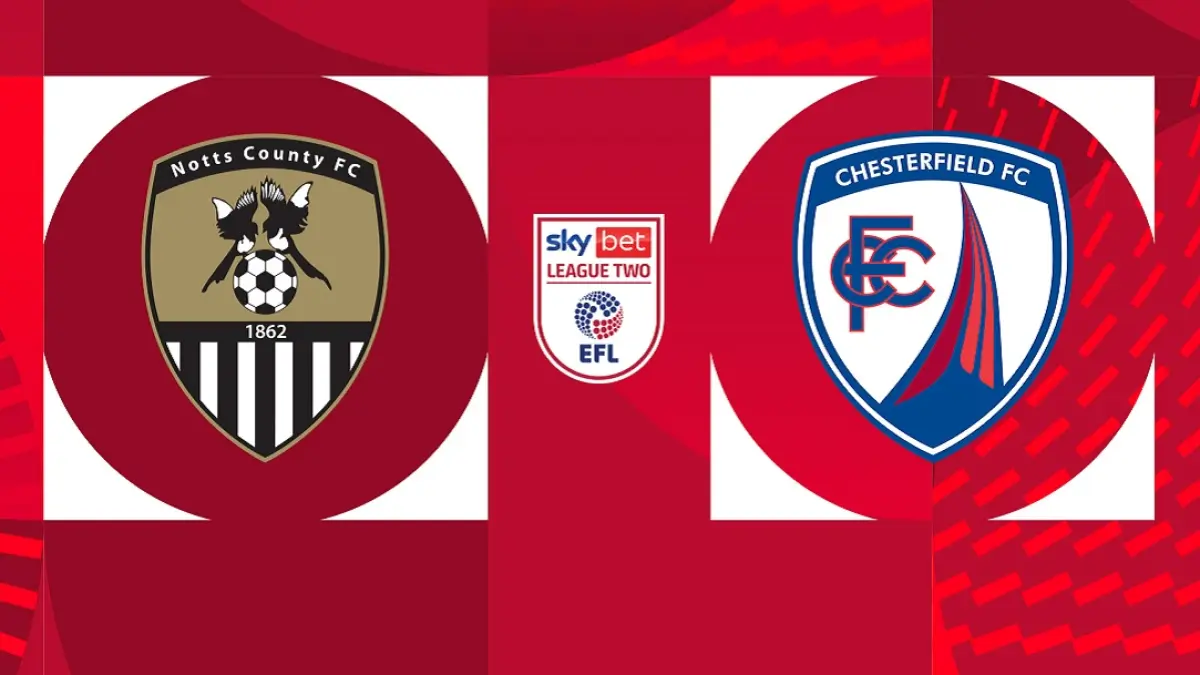 Notts County bersiap menjajal kekuatan Chesterfield di Stadion Meadow Lane pada leg kedua semifinal playoff EFL League Two 2025-2026, Sabtu (16/5/2026) dini hari WIB. (Sumber: content.astro.com.my)