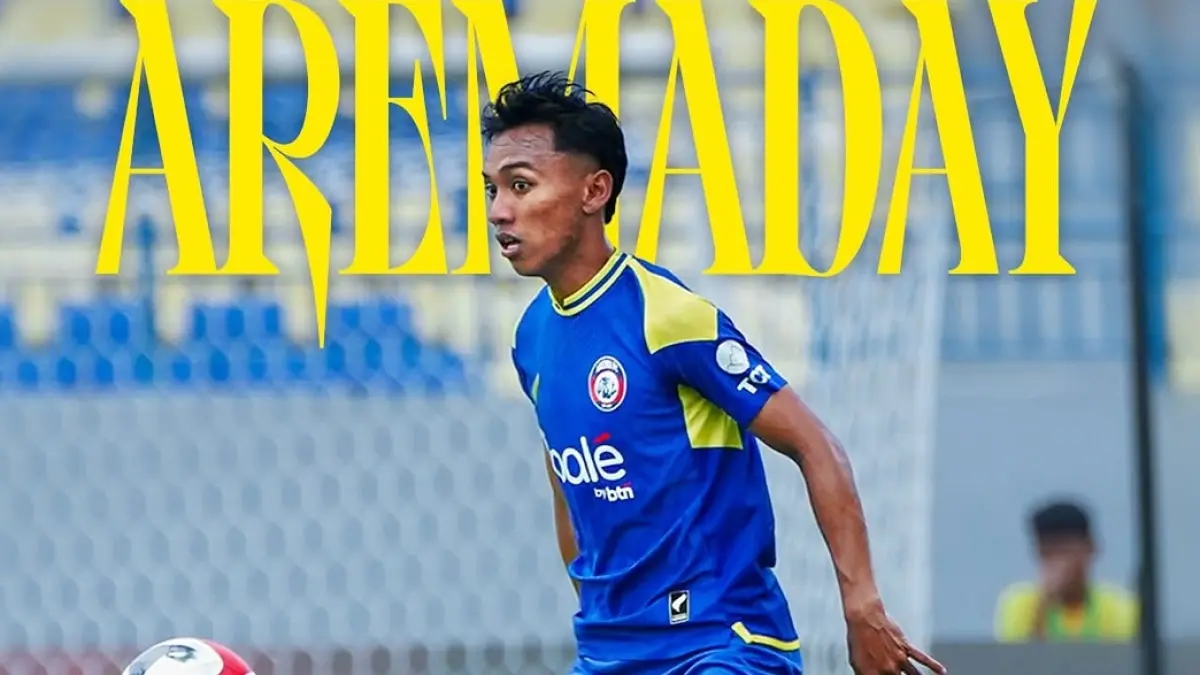 PSBS Biak dijadwalkan menghadapi Arema FC di Stadion Manahan, Solo pada pekan ke-33 BRI Super League 2025-2026, Jumat (15/5/2026) malam WIB. (Sumber: Instagram @aremafcofficial)