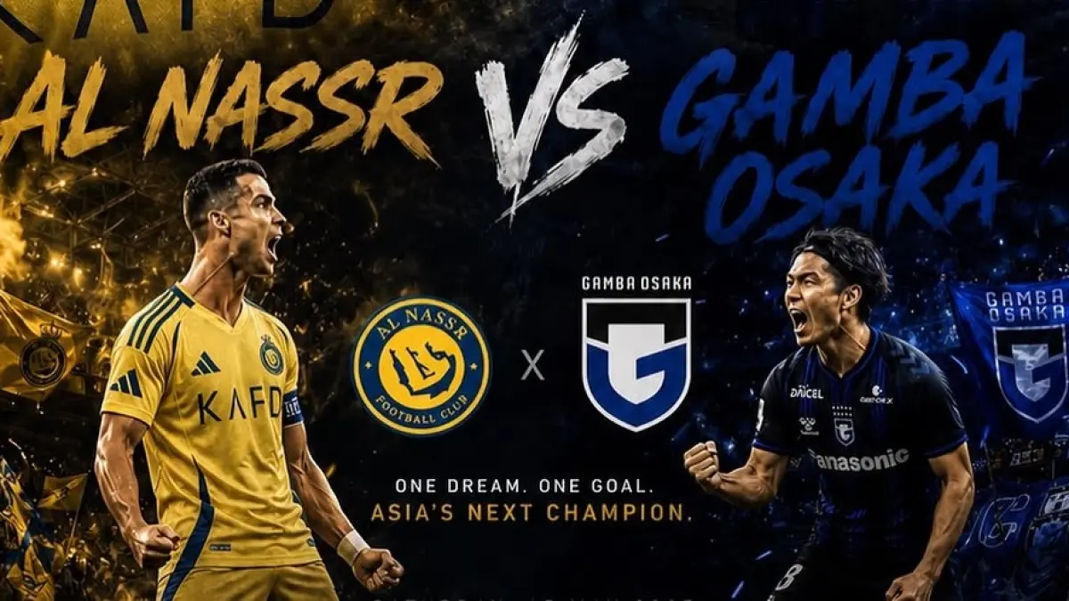 Al Nassr FC akan menjajal kekuatan Gamba Osaka pada final AFC Champions League (ACL) Two 2025/2026 yang digelar di Stadion Al-Awwal Park, Riyadh, Minggu (17/5/2026) dini hari WIB. (Sumber: Instagram @cr7ir)
