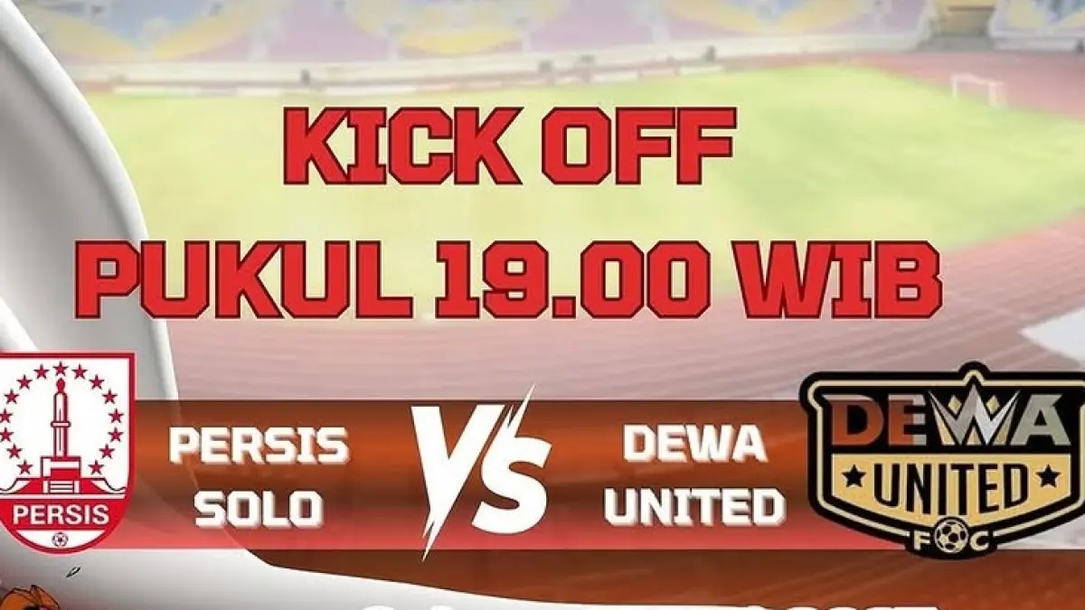 Persis Solo bersiap menjajal kekuatan Dewa United di Stadion Manahan, Solo dalam laga lanjutan BRI Super League 2025-2026, Sabtu (16/5/2026) malam WIB. (Sumber: Instagram @maindisolo)