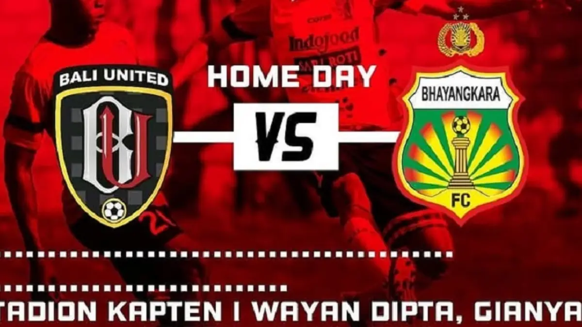 Bali United akan menghadapi ujian berat saat menjamu Bhayangkara FC di Stadion Kapten I Wayan Dipta dalam laga lanjutan BRI Super League 2025-2026, Minggu (17/5/2026) sore WIB. (Sumber: Instagram @sd_bangli87)