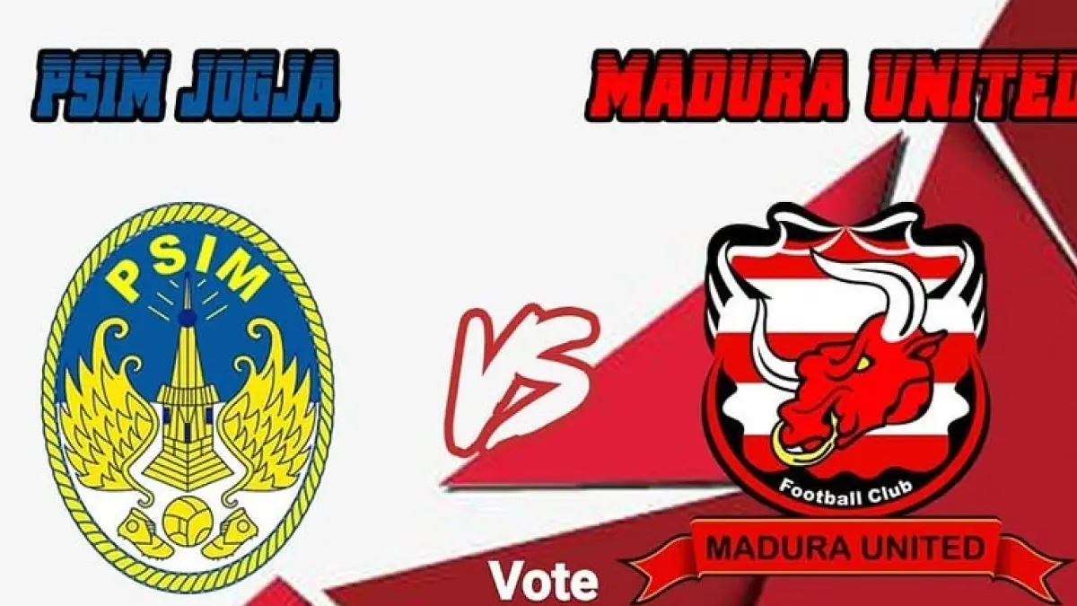 PSIM Yogyakarta dijadwalkan menjamu Madura United di Stadion Sultan Agung pada pekan ke-33 lanjutan BRI Super League 2025/2026, Minggu (17/5/2026) malam WIB. (Sumber: Instagram @supportermerahputih1945)