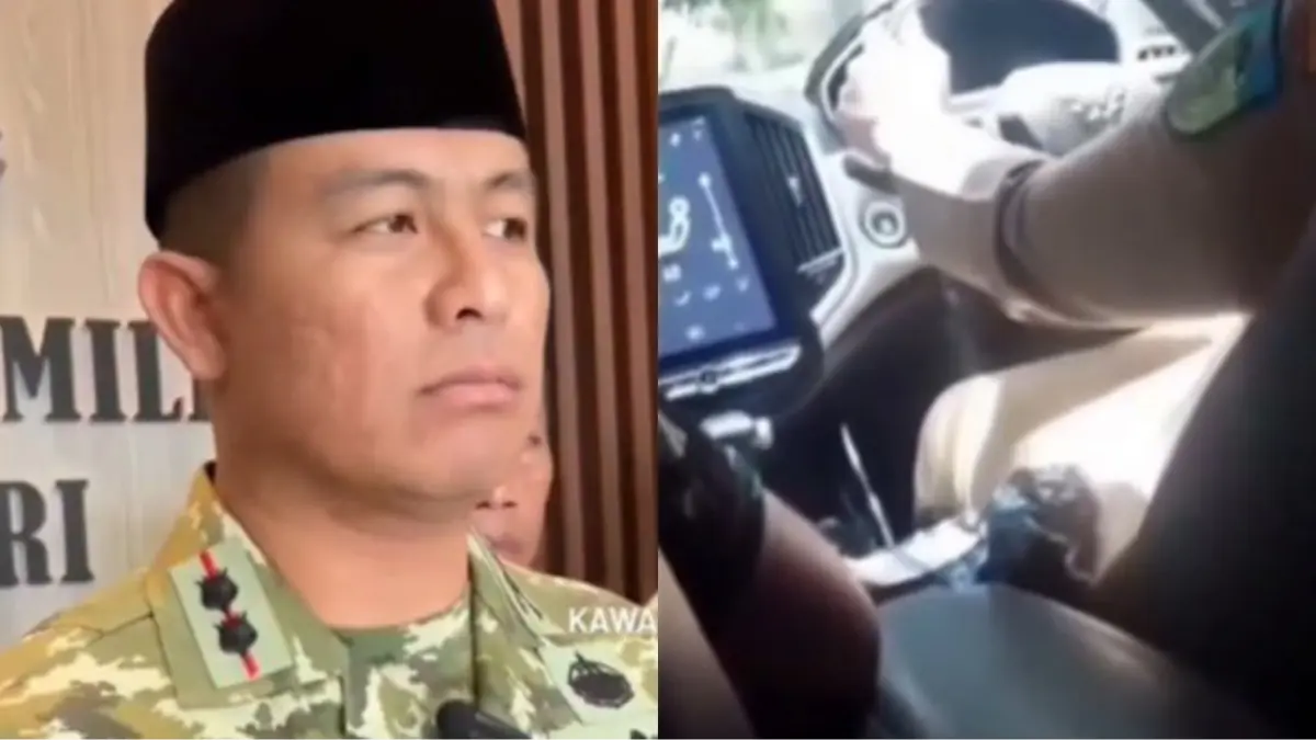 Komandan Kodim 0809/Kediri, Letkol Inf. Dhavid Nur Hadiansyah soal video bagi-bagi fee Kopdes Merah Putih. Instagram/@pojokbaca