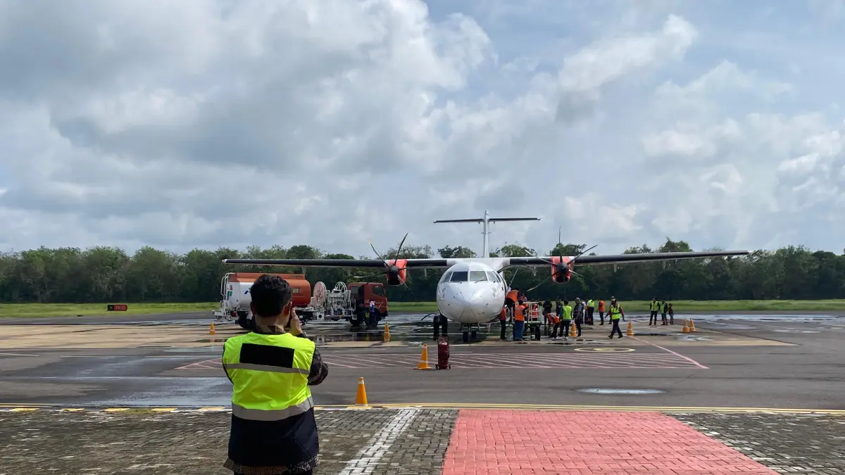 Wings Air akan melayani penumpang tiap hari rute Sampit-Surabaya.Miftah/kaltengppos.jawapos.com