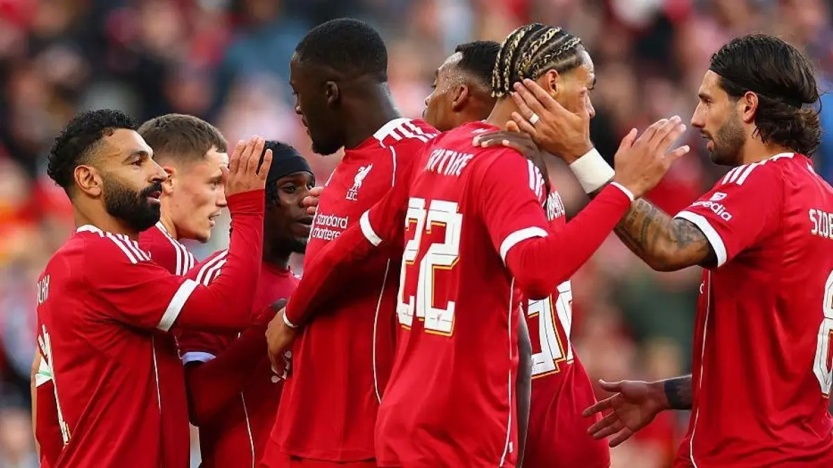 Hasil imbang yang didapatkan Bournemouth saat menjamu Manchester City di Vitality Stadium, Rabu (20/5/2026) dini hari WIB justru membuka jalan lebar bagi Liverpool untuk mengamankan posisi lima besar. (Sumber: Getty Images)