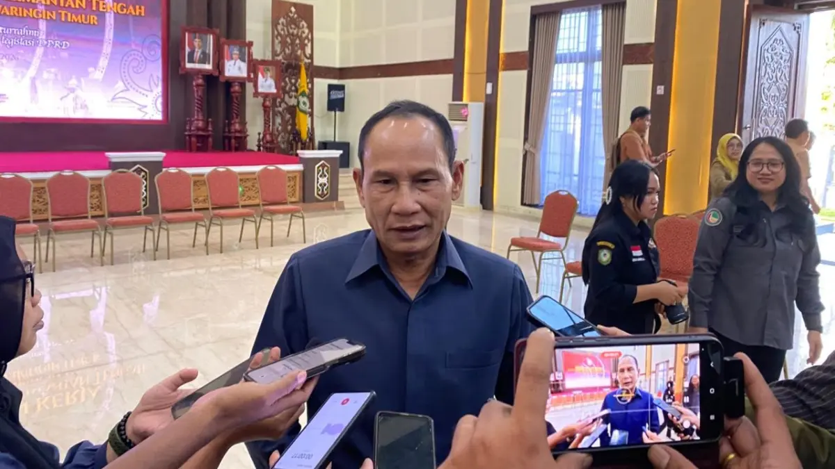 Ketua DPRD Kalteng, Arton S Dohong soal ruas jalan Samuda-Sampit.Miftah/Kaltengpos.jawapos.com