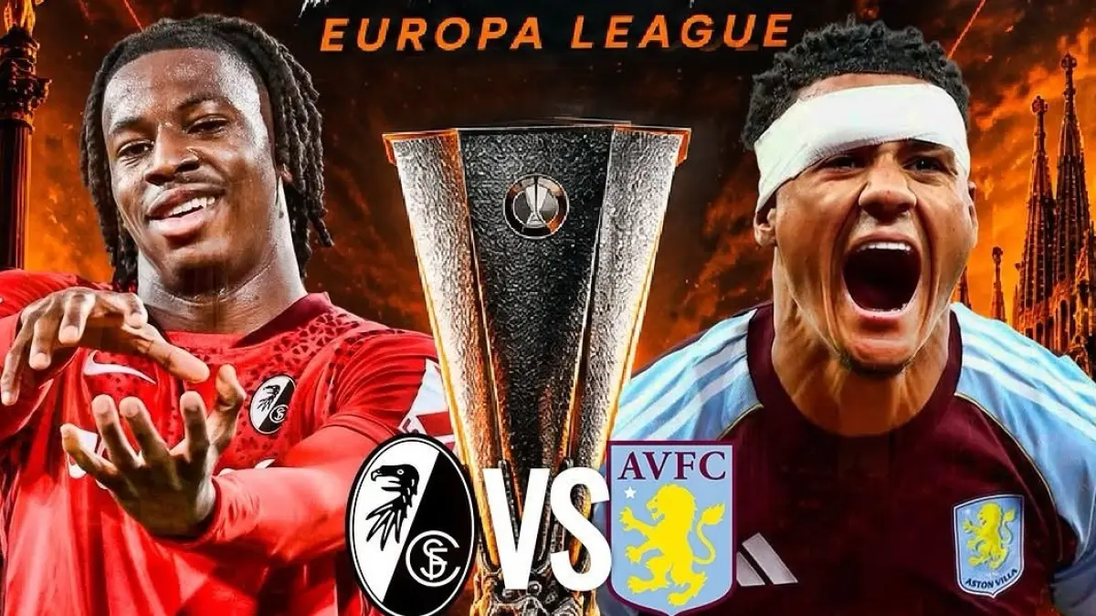SC Freiburg dijadwalkan bertemu Aston Villa di Stadion Tupras, Istanbul pada partai final UEFA Europa League 2025-2026, Kamis (21/5/2026) dini hari WIB. (Sumber: Instagram @zona.golazoci)