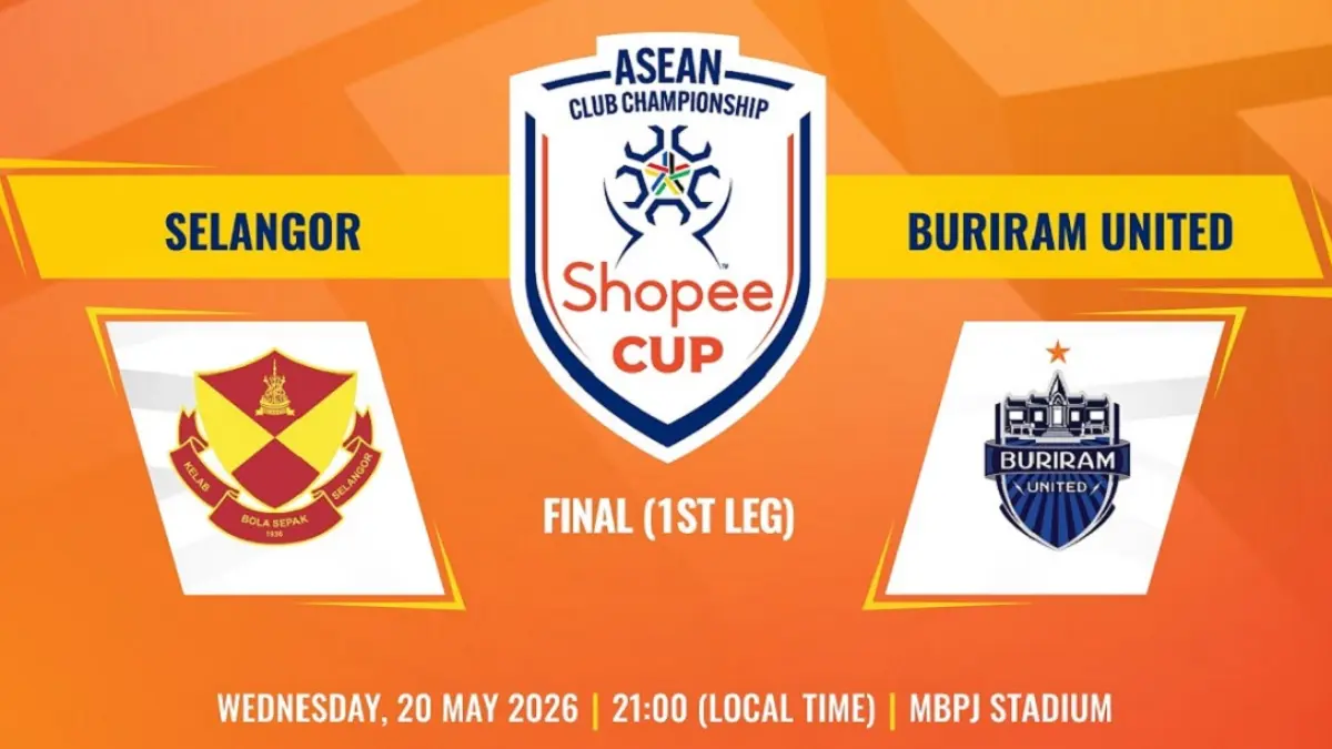 Selangor FC bersiap menjamu wakil Thailand Buriram United di MBPJ Stadium pada leg pertama babak final ASEAN Club Championship 2026, Rabu (20/5/2026) malam WIB. (Sumber: youtube.com)