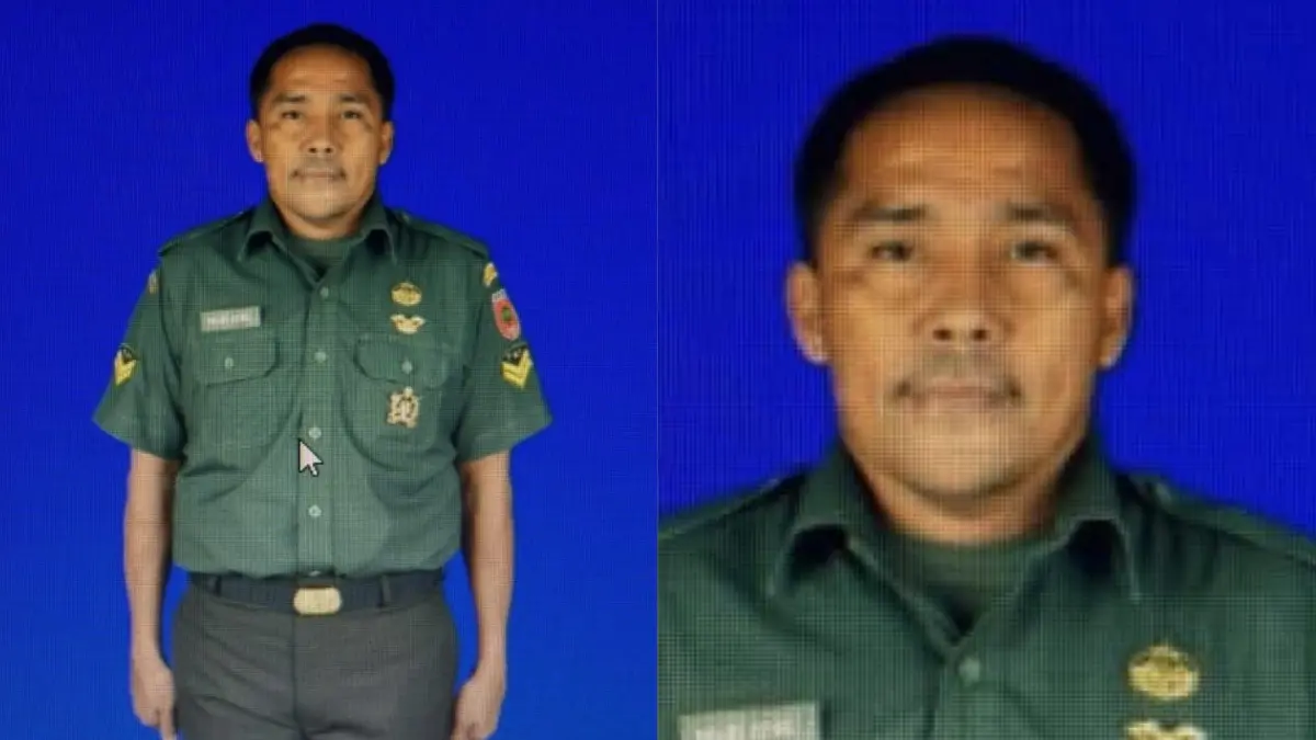 Oknum TNI pelaku pencabulan murid SD di Kendari. Facebook