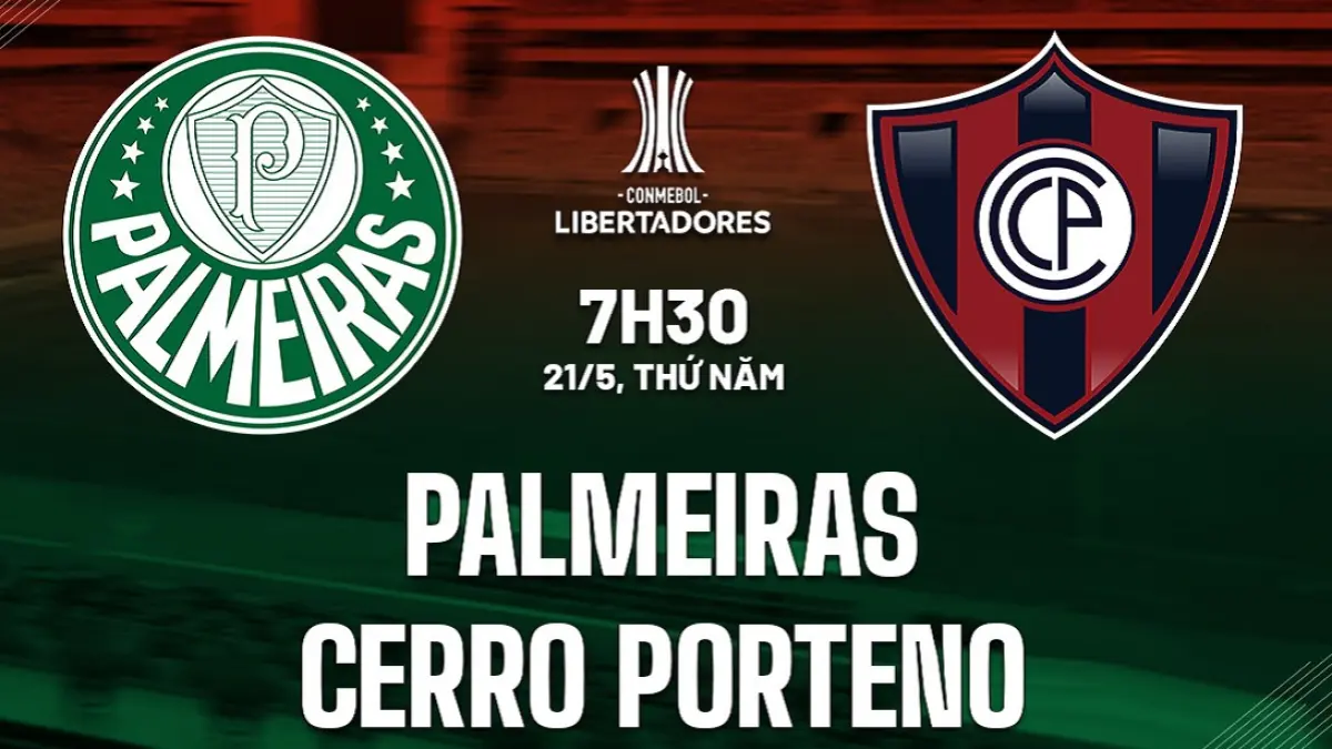 Palmeiras bersiap menjajal kekuatan Cerro Porteno di Stadion Allianz Parque, Sao Paolo dalam laga lanjutan penyisigan grup Copa Libertadores 2026, Kamis (21/5/2026) pagi WIB. (Sumber: bongda24h.vn)