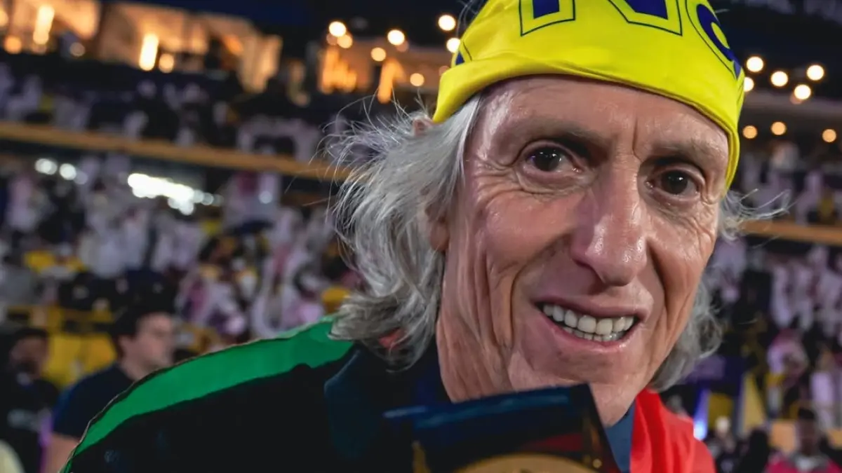 Pelatih Al Nassr, Jorge Jesus. Juru taktik asal Portugal itu memutuskan untuk meninggalkan klub usai mempersembahkan gelar juara di musim pertamanya. (Sumber: Instagram @alnassr)