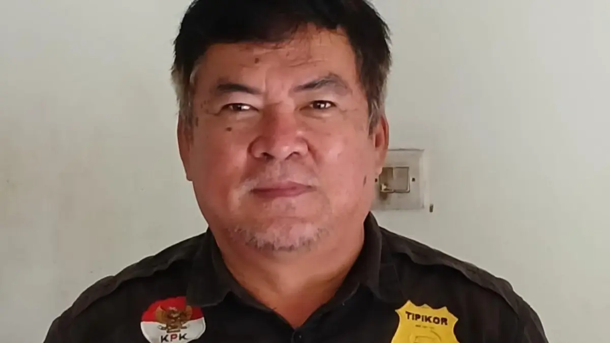Ketua KPK Tipikor Provinsi Kalteng, Sosanta Januarsomin