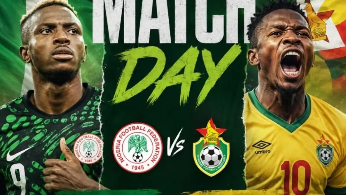 Nigeria dan Zimbabwe akan saling menjajal kekuatan di Stadion Nasional Moshood Abiola dalam laga persahabatan internasional Unity Cup 2026, Rabu (27/5/2026) dini hari WIB. (Sumber: Instagram @simbamustafa)