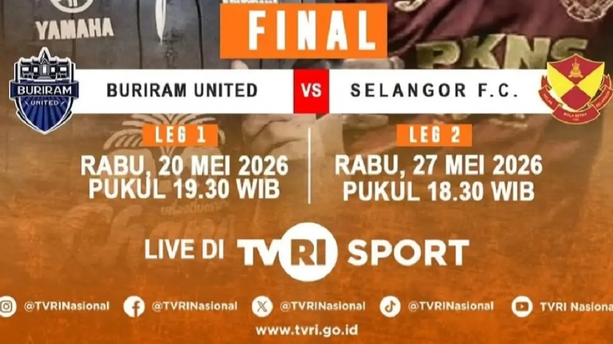 Buriram United dan Selangor FC akan saling menjajal kekuatan di Stadion Chang Arena pada leg kedua final kejuaraan klub ASEAN 2026, Rabu (27/5/2026) malam WIB. (Sumber: Instagram @buanaamsalhutapea)