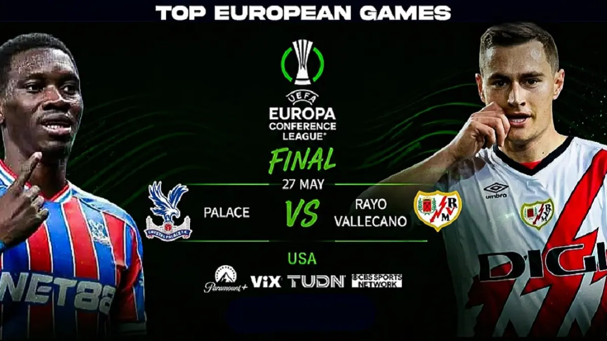 Crystal Palace dan Rayo Vallecano akan saling menjajal kekuatan di Red Bull Arena, Leipzig untuk memperebutkan titel juara Liga Konferensi UEFA 2025-2026, Kamis (28/5/2026) dini hari WIB. (Sumber: Instagram @livesoccertv)