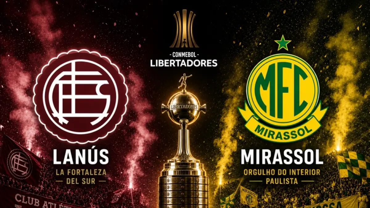 Lanus dijadwalkan menjamu Mirassol di Estadio Ciudad de Lanus pada matchday terakhir penyisihan grup G Copa Libertadores 2026, Rabu (27/5/2026) dini hari WIB. (Sumber: sportpredicthub.com)