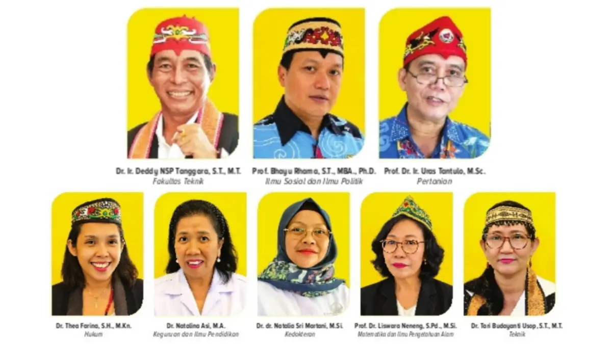 Daftar bakal calon rektor UPR.