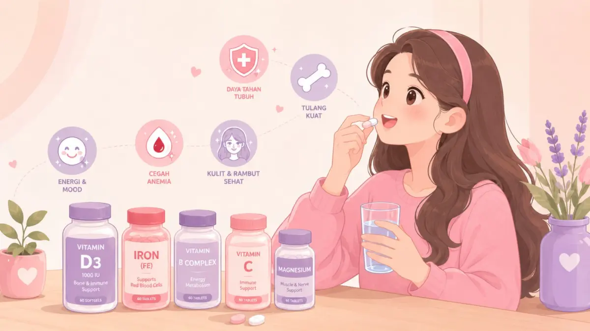 Rekomendasi vitamin untuk perempuan