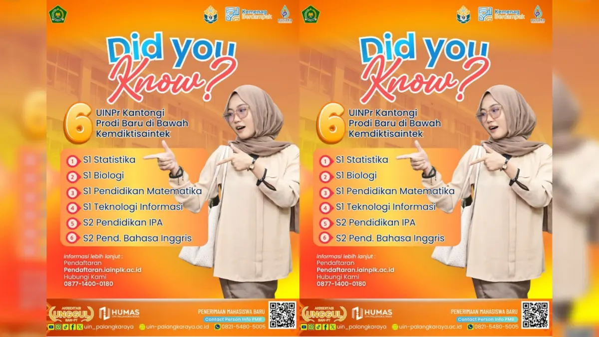 UIN Palangka Raya kantongi izin Prodi S1 Prodi Matematika