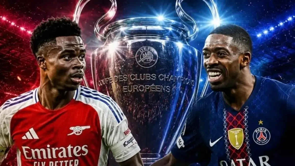 Dua raksasa sepak bola Eropa, PSG dan Arsenal, akan saling bentrok di Puskas Arena, Budapest dalam memperebutkan titel kampiun Liga Champions 2025/2026, Sabtu (30/5/2026) malam WIB. (Sumber: Instagram @bungrizma)   