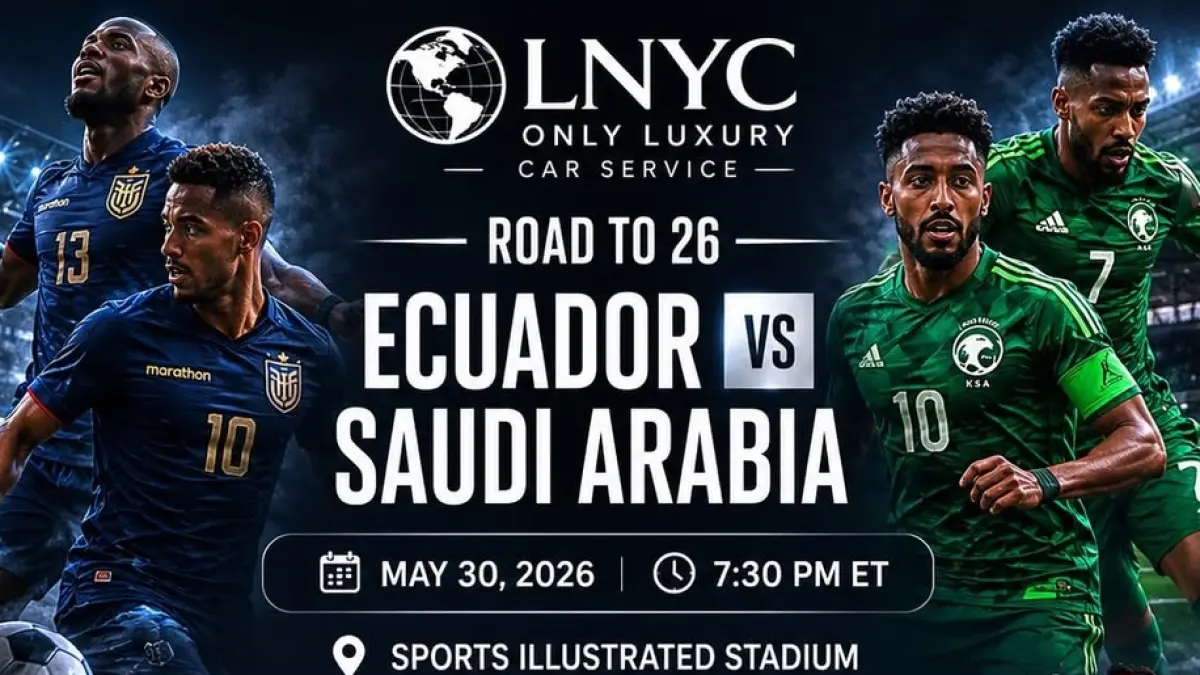 Ekuador bersiap menjajal kekuatan Arab Saudi di Sports Illustrated Stadium dalam laga bertajuk Persahabatan Internasional 2026, Minggu (31/5/2026) pagi WIB. (Sumber: Instagram @only_luxury.inc)