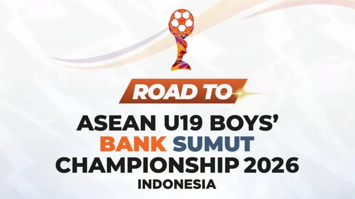 Kompetisi sepak bola kategori usia Piala AFF U-19 2026 resmi dimulai. Indonesia terpilih menjadi tuan rumah gelaran turnamen yang dilaksanakan pada 1-13 Juni 2026. Stadion Utama Sumatera Utara menjadi venue pilihan untuk menggelar event ini. (Sumber: Instagram @pssi)