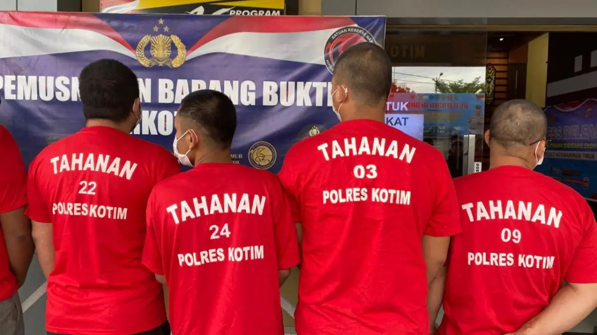 Para pelaku kejahatan.(Miftah/kaltengpos.jawapos.com)