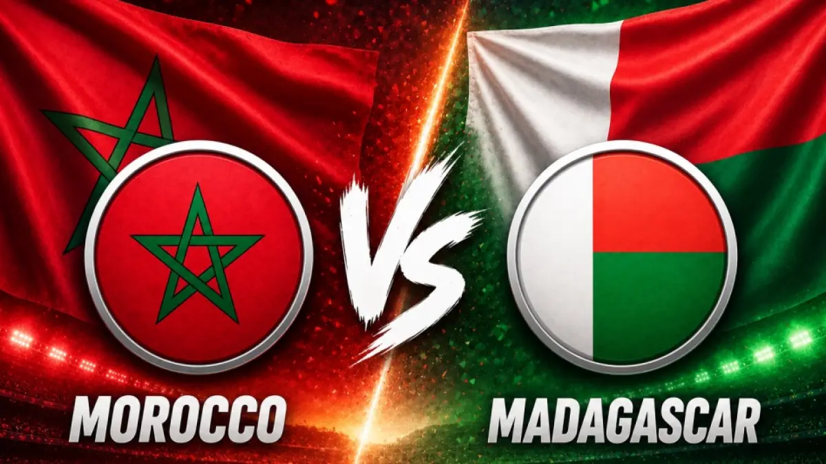 Timnas Maroko dijadwalkan menjamu Timnas Madagaskar di Stade Prince Moulay Abdallah dalam laga bertajuk FIFA Friendly Match 2026, Rabu (3/6/2026) dini hari WIB. (Sumber: sportpredicthub.com)
