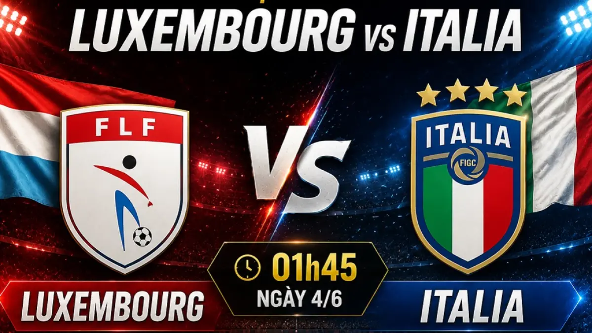 Timnas Luksemburg siap menjajal kekuatan Timnas Italia di Stade de Luksemburg dalam laga uji coba internasional bertajuk FIFA Friendly Match 2026, Kamis (4/6/2026) dini hari WIB. (Sumber: bongda24h.vn)