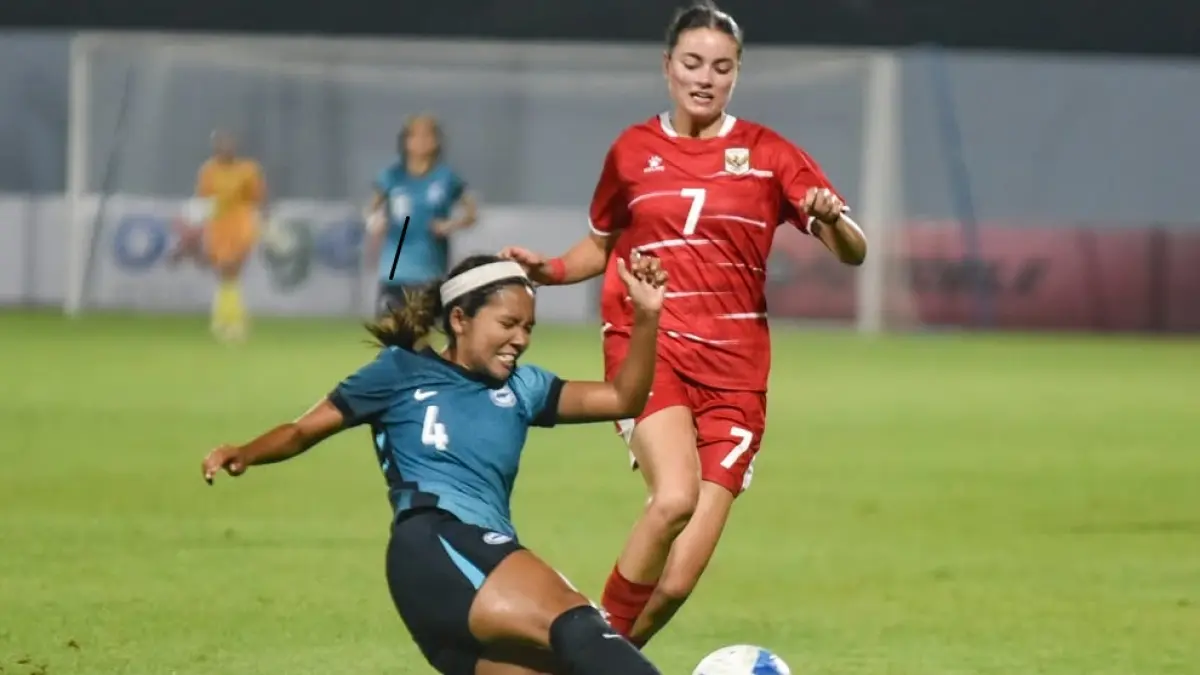 Timnas Putri Indonesia takluk 0-2 dari Timnas Putri Singapura dalam laga FIFA Women’s Matchday bertajuk Women