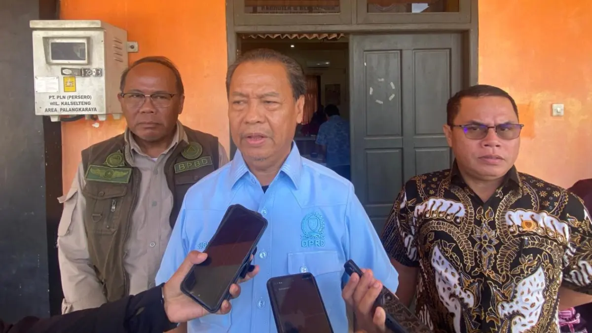 Ketua Komisi III DPRD Kalteng saat kunjungan ke Kotim.(Miftah/kaltengpos.jawapos)
