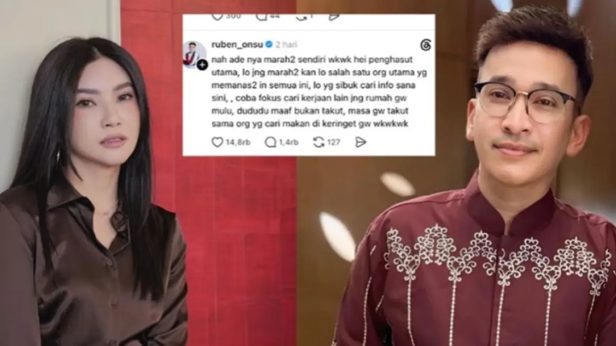 Ruben Onsu dan Sarwendah berseteru. Instagram
