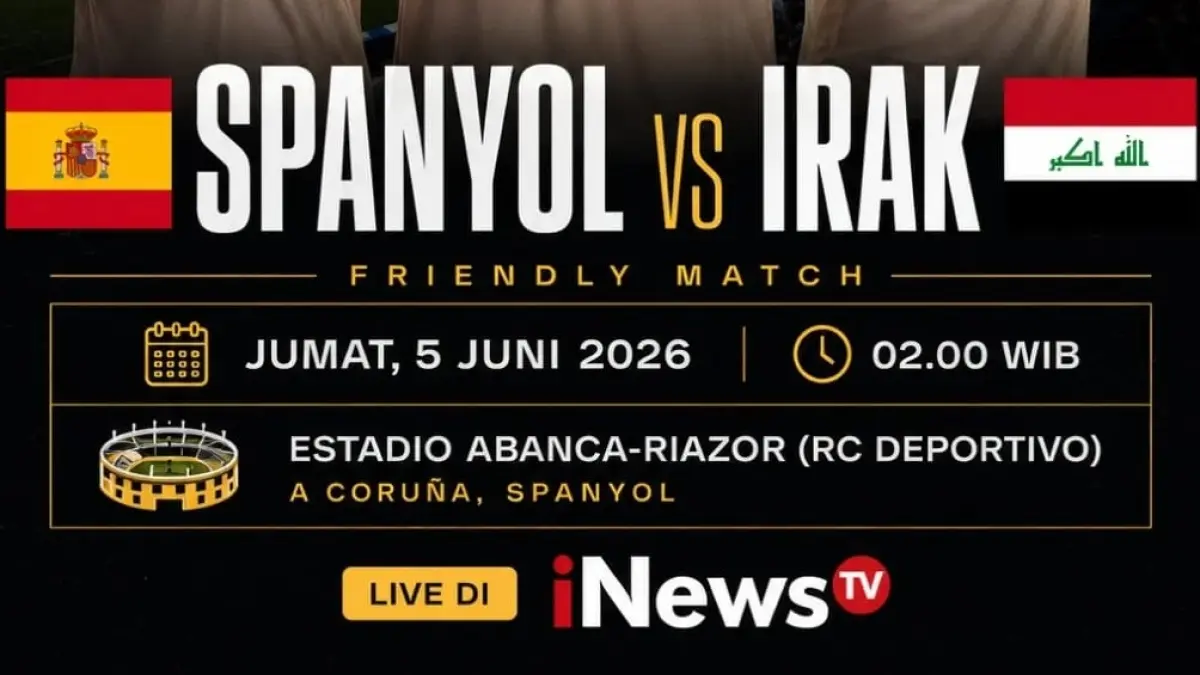 Timnas Spanyol bersiap menjajal kekuatan Timnas Irak di Estadio Municipal de Riazor, A Coruna dalam laga uji coba bertajuk FIFA Friendly Match 2026, Jumat (5/6/2026) dini hari WIB. (Sumber: Instagram @ timnasionalspanyol)