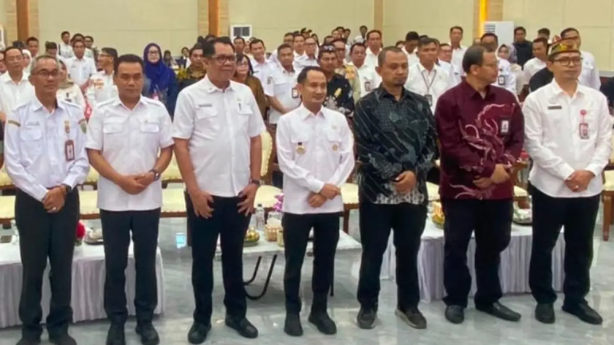 Wali Kota Palangka Raya, Fairid Naparin mengikuti Bimbingan Teknis Kota Antikorupsi oleh KPK RI wilayah Kalimantan Tengah .(Kamila/Kalteng Pos)
